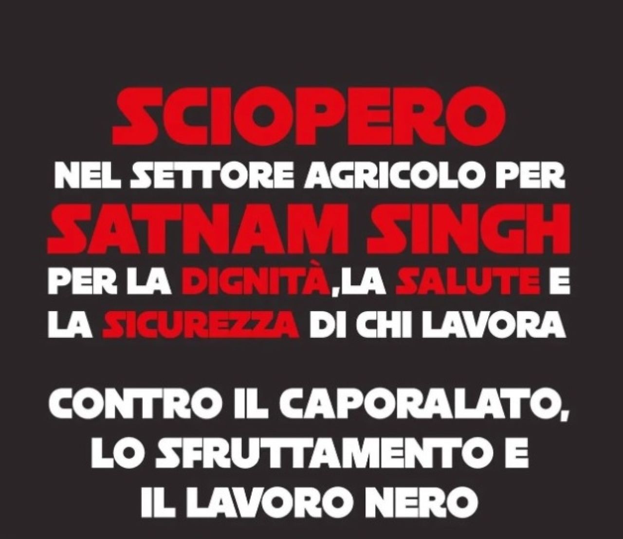 Dopo La Morte Di Satnam Singh, Legambiente Al Fianco Della Cgil Contro ...